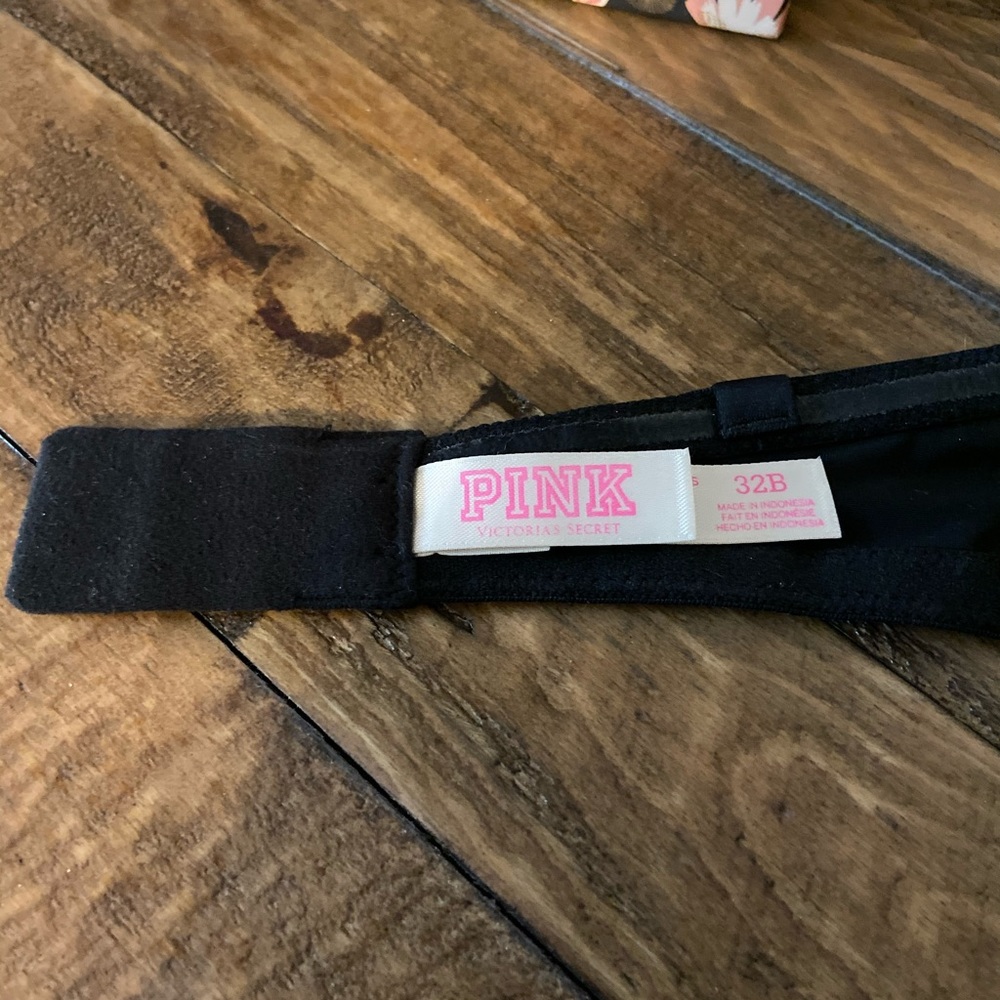 ‘PINK’ Wear Everywhere Push-Up Black Strapless - Picture 3 of 4